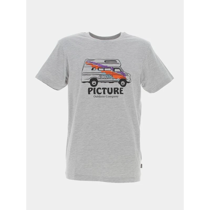 T-shirt Custom Van Gris Chiné Homme - Picture 3 T-shirt Custom Van Gris Chiné Homme - Picture