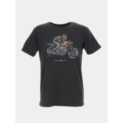 T-shirt Legendary Tag Moto Noir Homme - Benson & Cherry