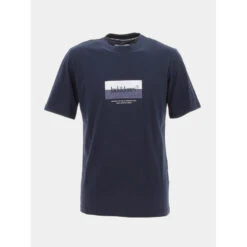 T-shirt Manches Courtes Jordalston Bleu Homme - Jack & Jones
