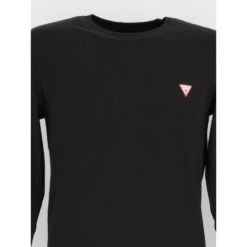 T-shirt Manches Longues Core Noir Homme - Guess -Teddy Smith Magasin t shirt manches longues core noir homme guess 2