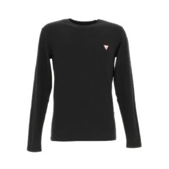 T-shirt Manches Longues Core Noir Homme - Guess