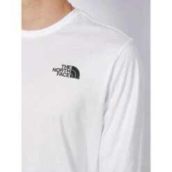 T-shirt Manches Longues Easy Blanc Homme - The North Face -Teddy Smith Magasin t shirt manches longues easy blanc homme the north face 3