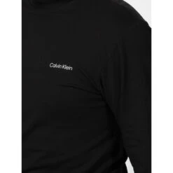 Calvin Klein T-shirt Manches Longues Micro Logo Noir Homme - Clavin Klein -Teddy Smith Magasin t shirt manches longues micro logo noir homme clavin klein 3