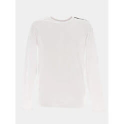 T-shirt Manches Longues Tucker 2 Blanc Homme - Teddy Smith